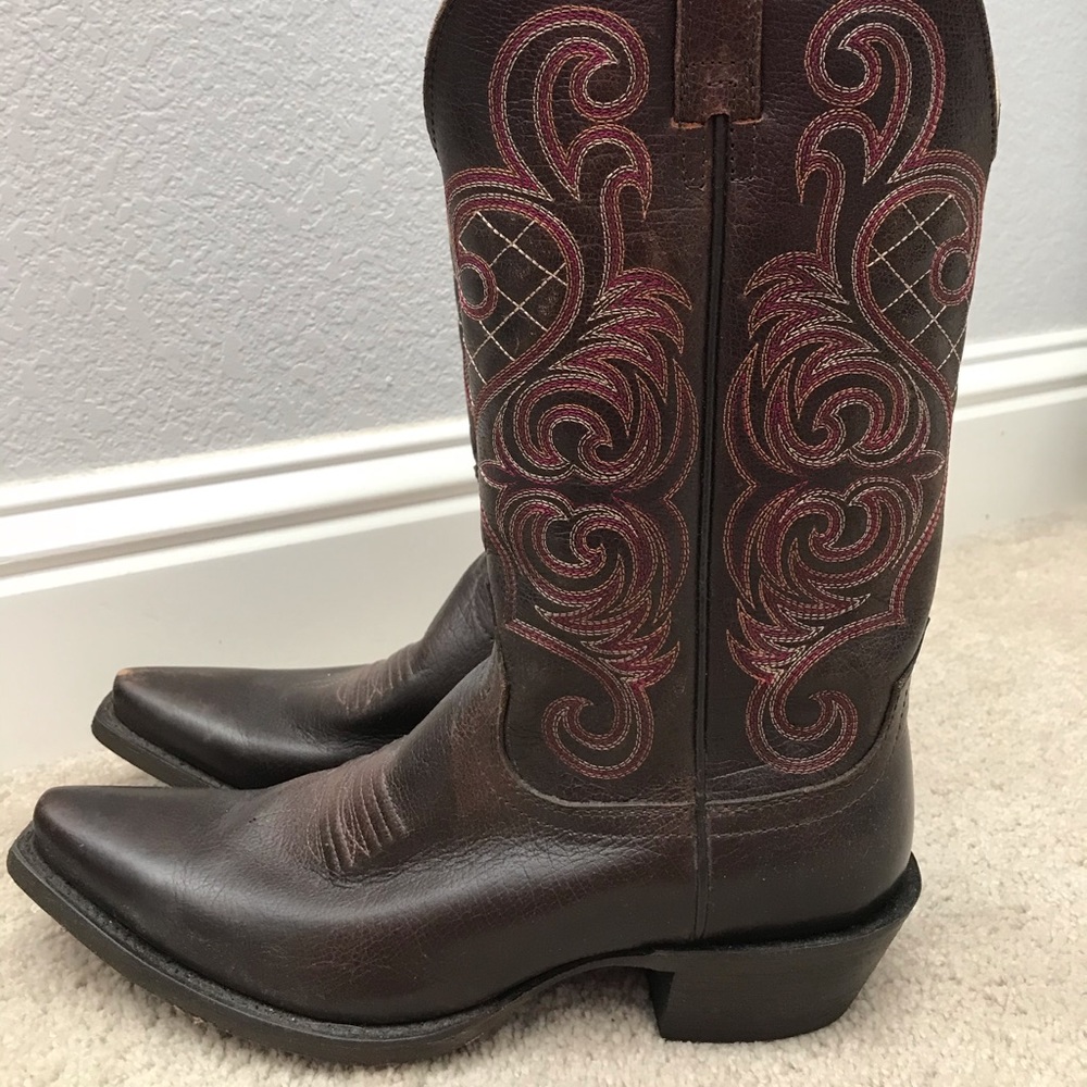 Womens Ariat Bright Lights Mahogany cowboy Boot